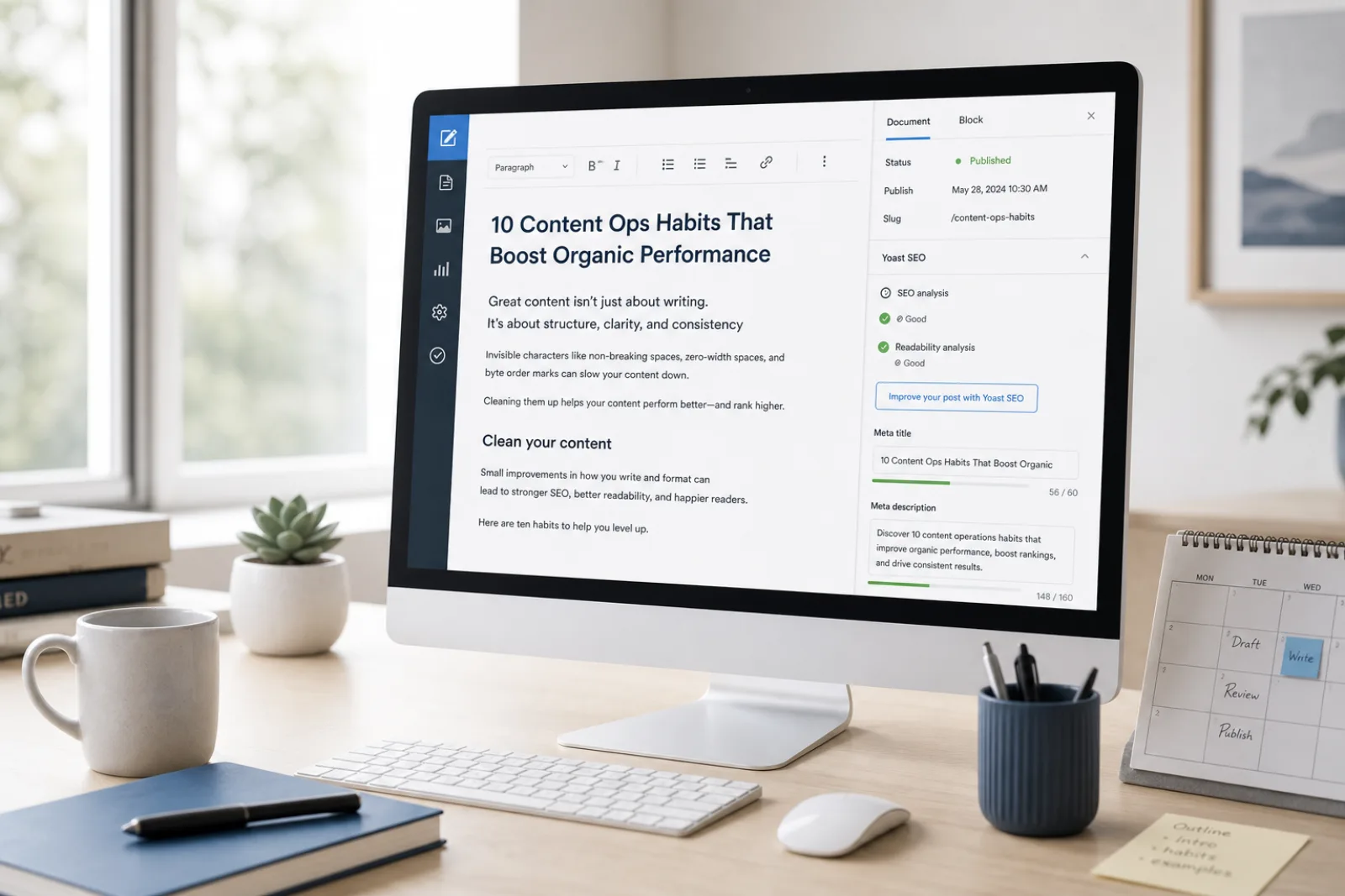 SEO drafts that read like a template