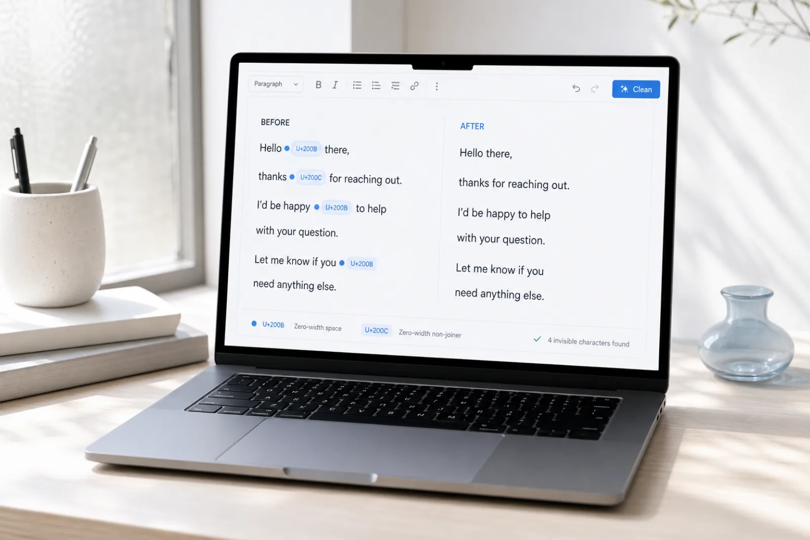 How AI Text Cleaner Sanitizes Copied Drafts