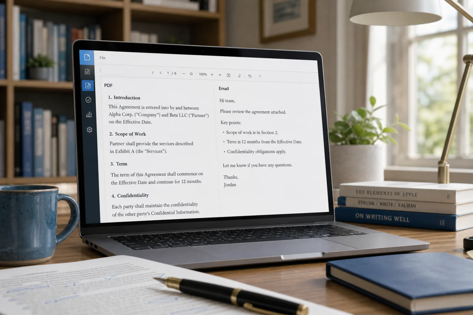 Email HTML into a CMS