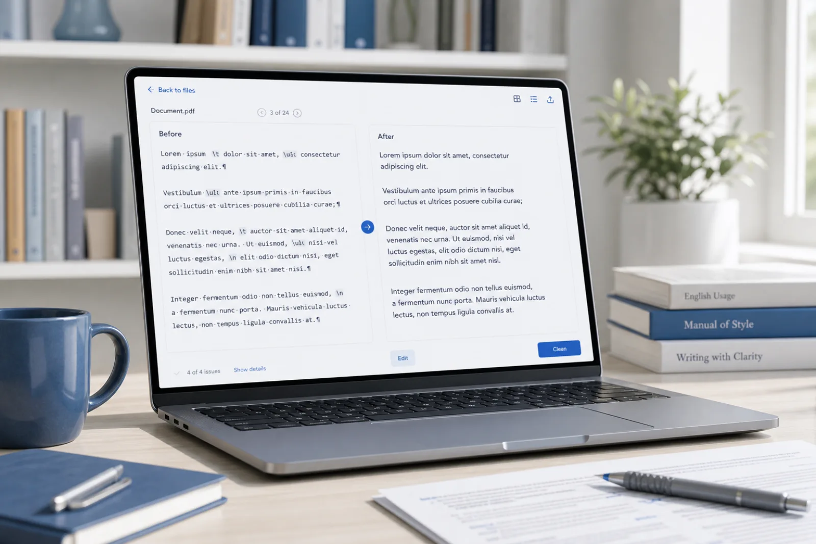 Editorial copy from anywhere