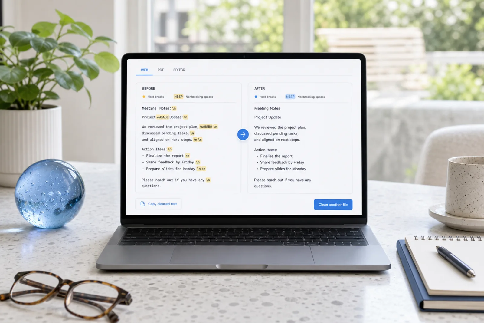 How Text Cleaner Sanitizes Clipboard Content